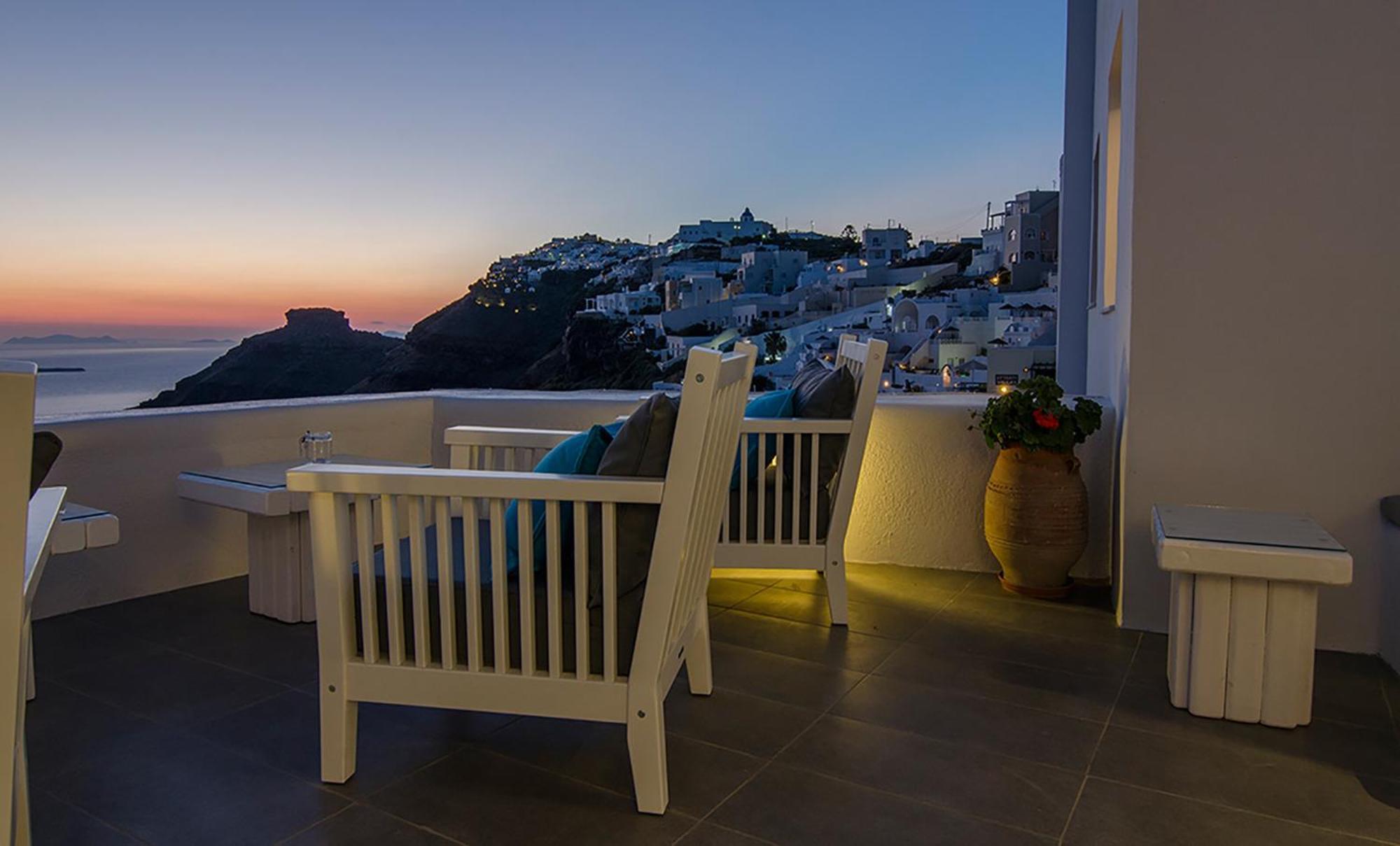 Aerino Villa Firostefani Bagian luar foto