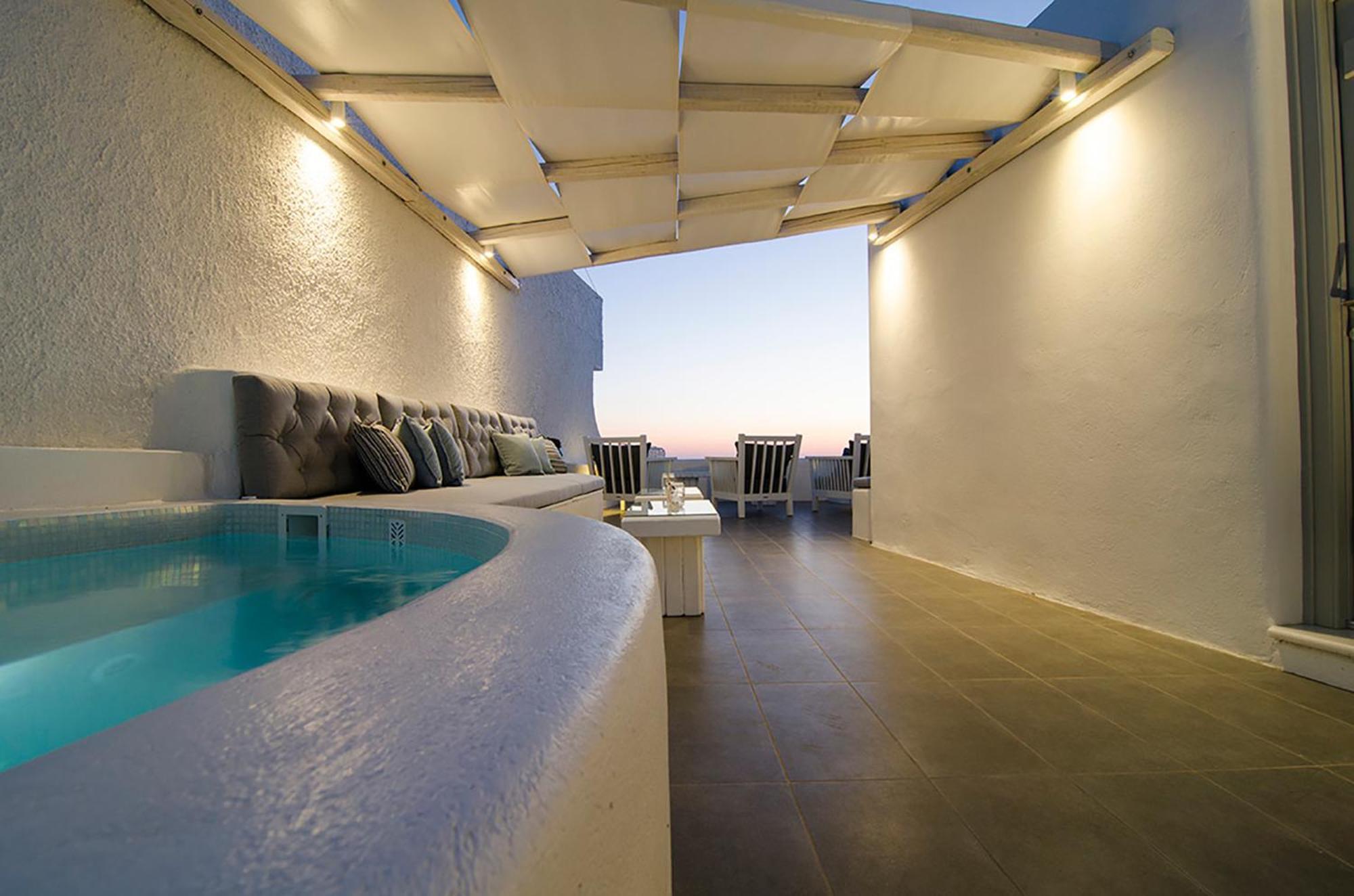 Aerino Villa Firostefani Bagian luar foto