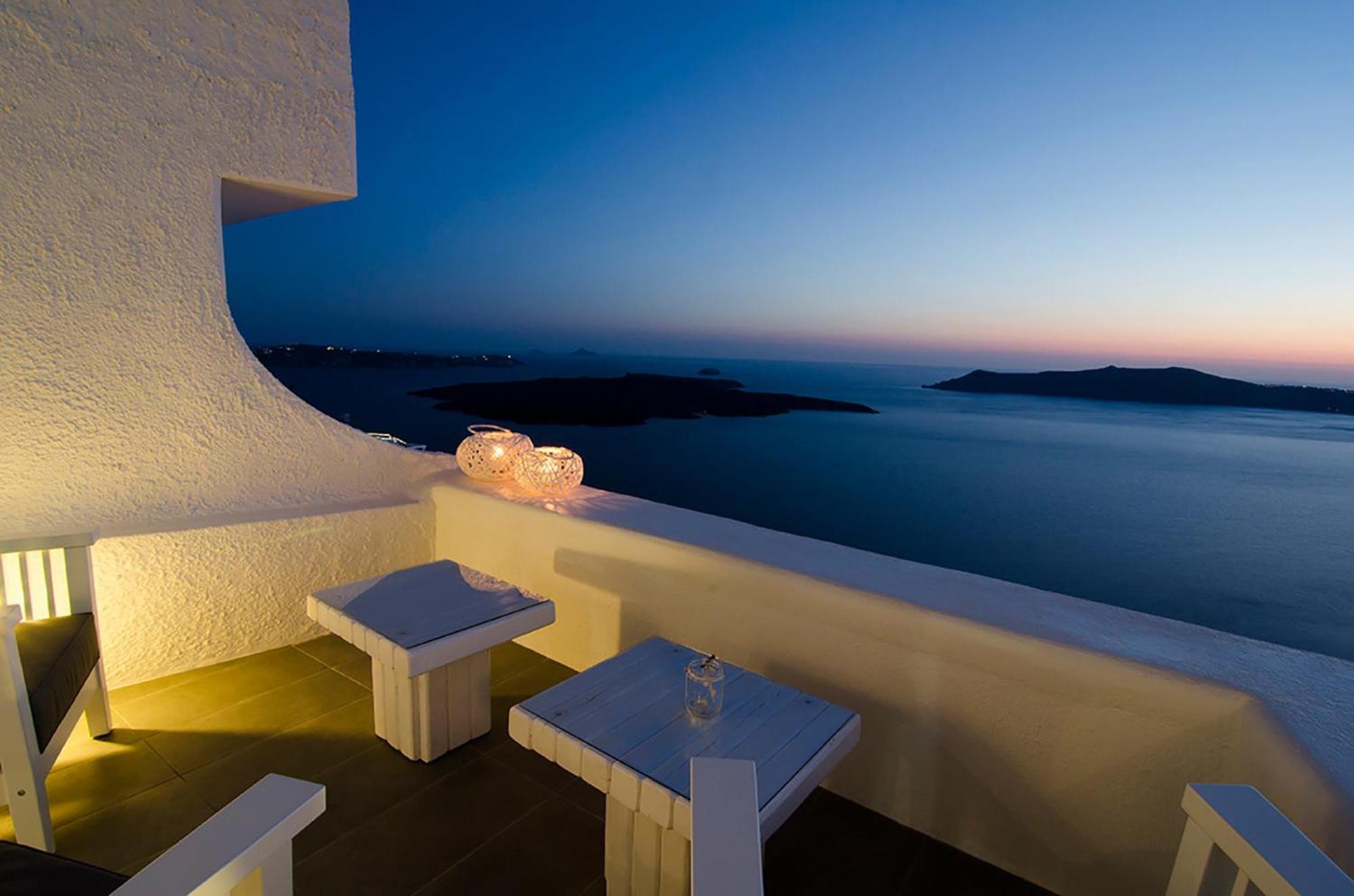 Aerino Villa Firostefani Bagian luar foto