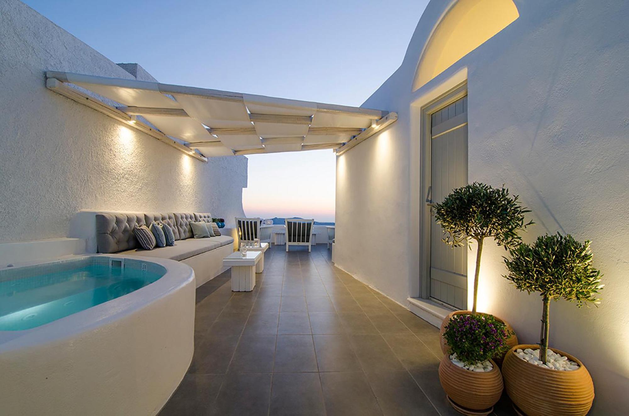 Aerino Villa Firostefani Bagian luar foto