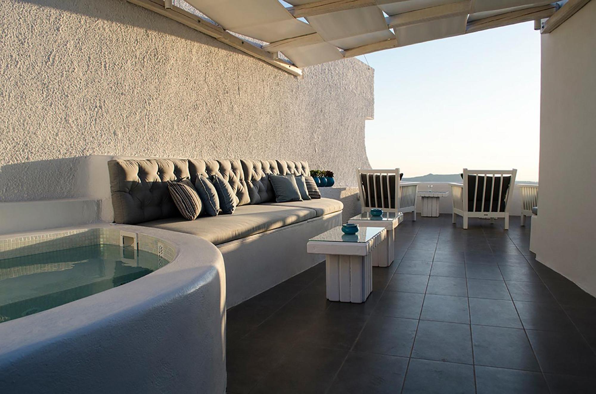 Aerino Villa Firostefani Bagian luar foto